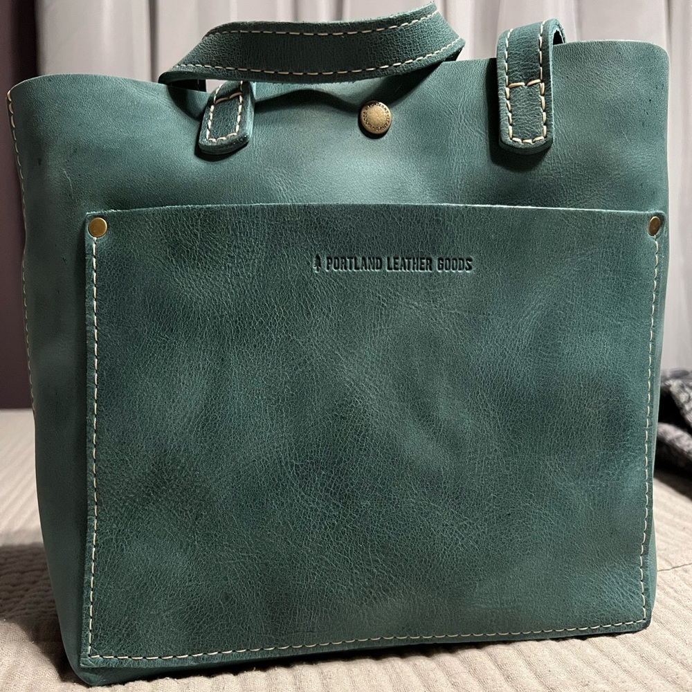 Portland Leather Goods Mini Crossbody - Surf